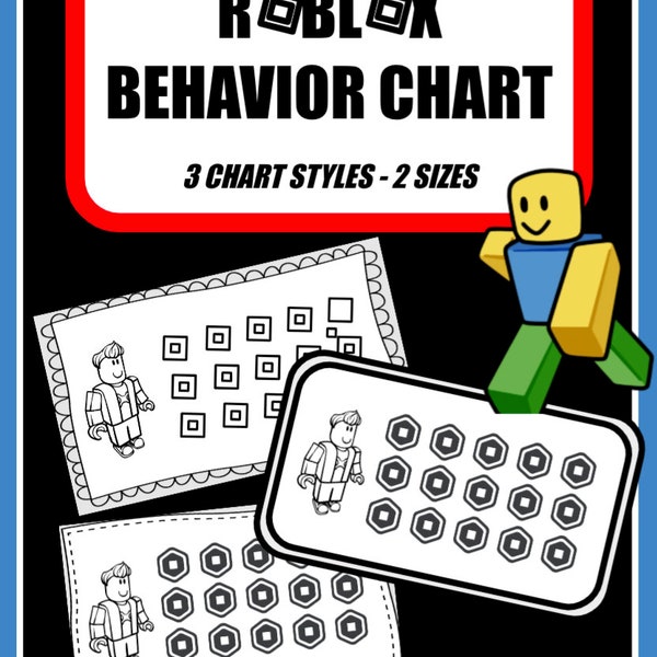 Roblox Behavior Charts - Etsy Denmark