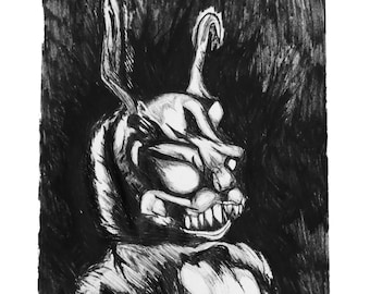 Glow in the Darko art Print