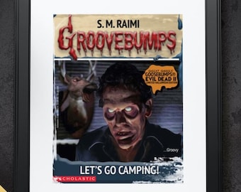 Groovebumps - An Evil Dead and Goosebumps inspired Art Print