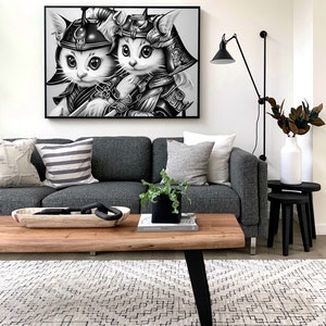 Emperor and Empress kittens, kitten rulers   Digital Art Download AI art