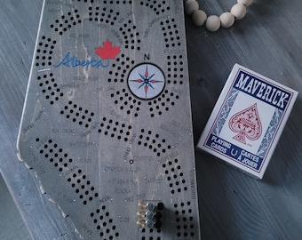 Province of Alberta Cribbage board