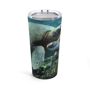 Sea Turtle, Honu Print Tumbler 20oz