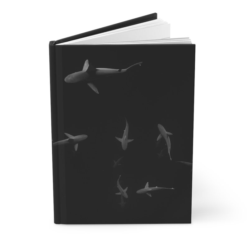 Black Shark Print Hardcover Journal Matte image 4