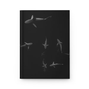 Black Shark Print Hardcover Journal Matte image 2