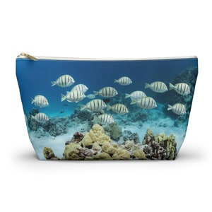 Tropical Fish Accessory Pouch w T-bottom