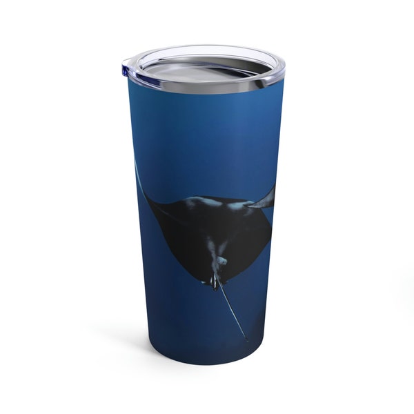 Manta Ray Print Tumbler 20oz