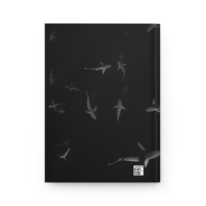Black Shark Print Hardcover Journal Matte image 3