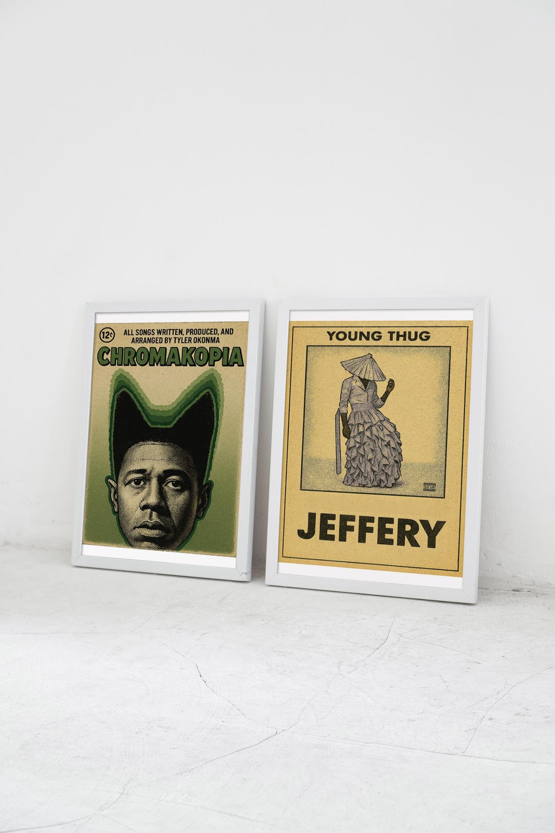 Chromakopia & Jeffery Poster Set – Retro Comic Album Wall Art – Printed ...