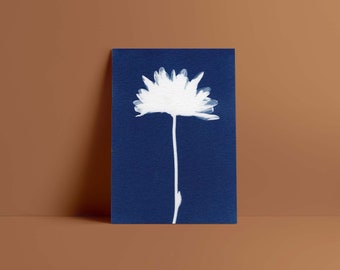 Cyanotype Vintage Floral Printable