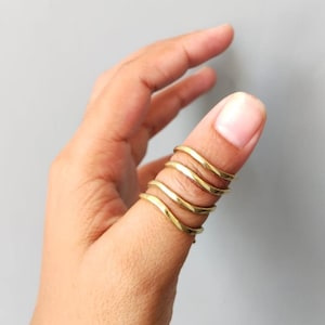 Adjustable Brass Arthritis Ring: EDS Finger Splint, Mallet Finger Support