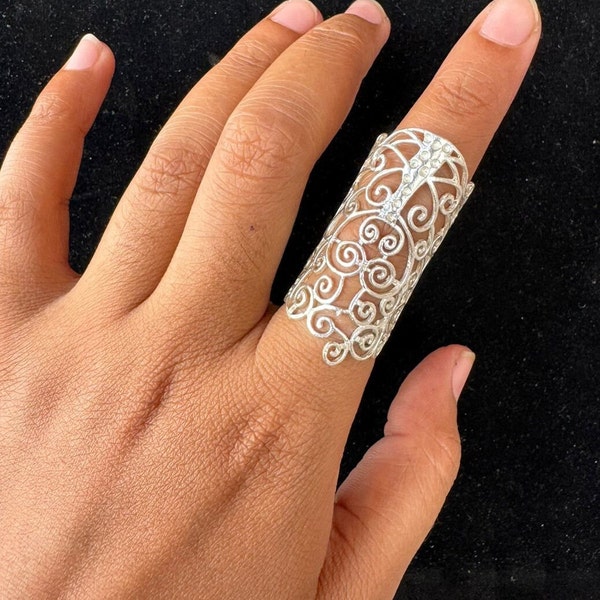 Full Finger Ring - Etsy Australia