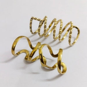 Adjustable Brass Arthritis Ring: Knuckle Splint, Thumb Support