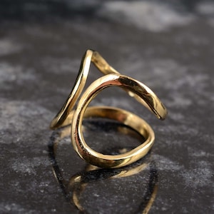 Adjustable Brass Thumb Splint Ring: Arthritis, Trigger Finger, EDS