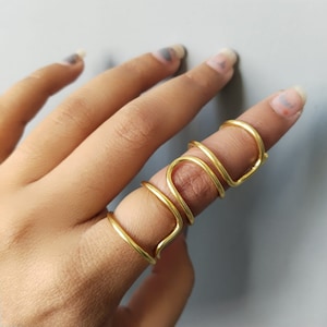 Trigger Finger Rings, Brass Rings, Arthritis Ring, Mallet Finger Rings, EDS Finger Splint Rings, Adjustable Arthritis Rings