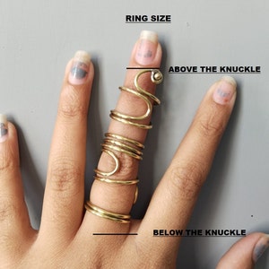 Brass Finger Splint Ring: Adjustable EDS Arthritis Support