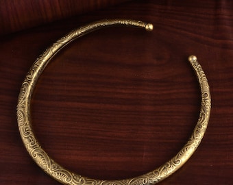 Halskette aus Messing: Boho-Choker für Damen