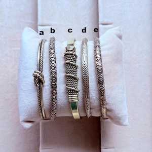 African Brass Bangles, Statement Bracelets, Boho Statement Bangles, Adjustable Statement Bracelets