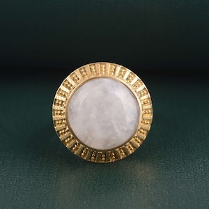 Moonstone ring, Handmade, Gemstone, Statement, Everyday, Oval stone, Hippie Bohemian, June Birthstone, gift for her