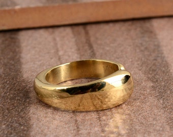 Brass Rings, Adjustable Ring , Statement Ring, Block Rings, Brass Rings, Plain Brass Rings, gift for her
