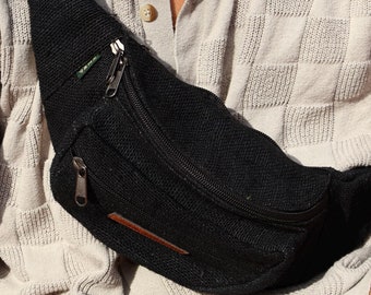 Hemp Fanny Pack, Eco-Friendly Travel Bum Bag