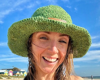 Hemp Sun Hat: Foldable Summer Hat, Eco-Friendly Handwoven