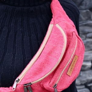 Nachhaltige Hanf-Gürteltasche Australien Nachhaltig Weihnachtsgeschenk Reisetasche Umweltfreundliche Bauchtasche Festival Bum Bag Hundetasche