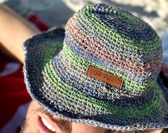 Handwoven Hemp Sun Hat: Adjustable Brim, Sustainable Design