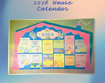 2026 Trinket House Calendar Print | 17”x11”
