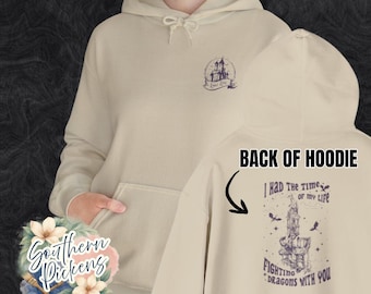 Dragon Fighting unisex hoodie, fantasiecadeau