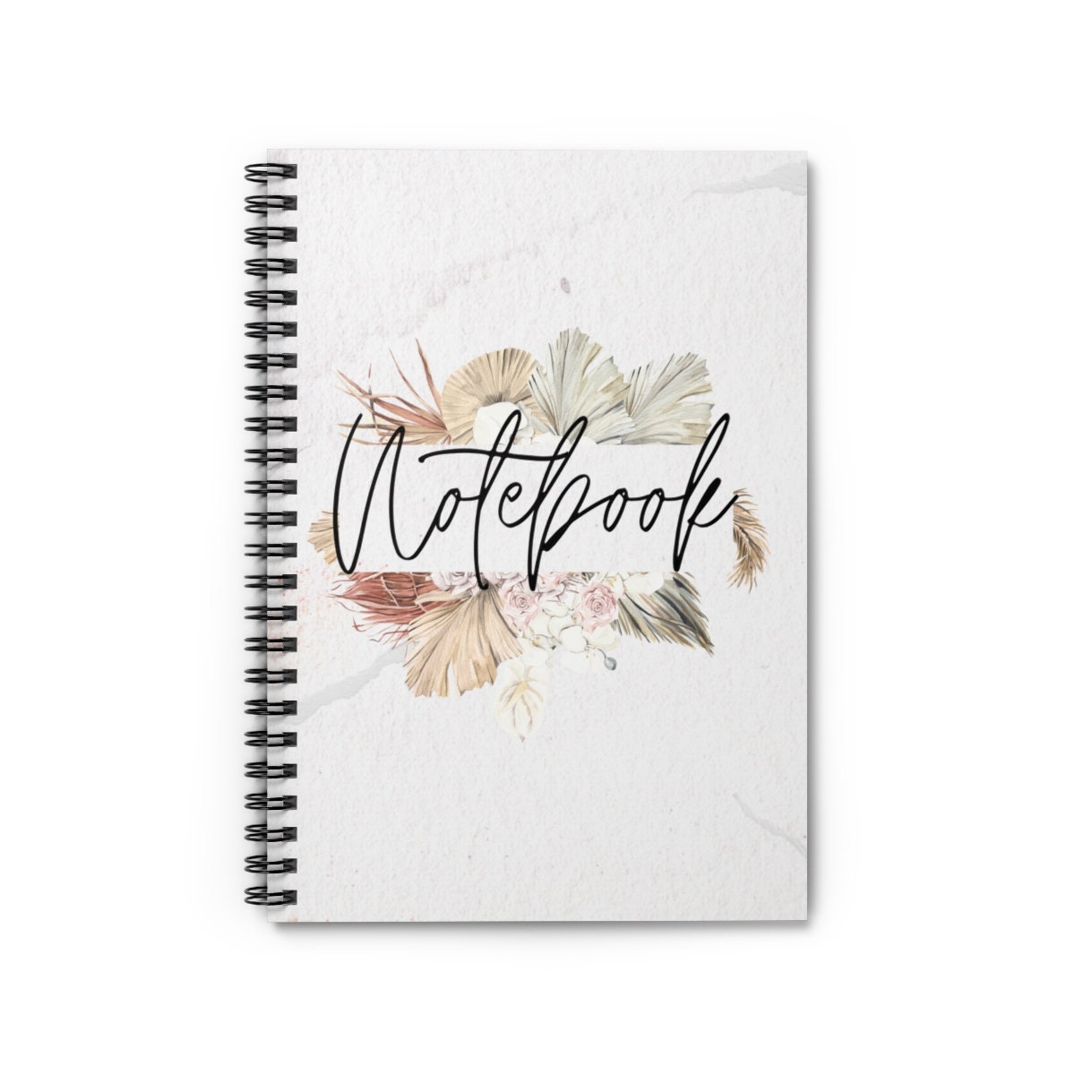 Floral Boho, Journal, Spiral Notebook - Ruled Line 118 Pages - Etsy