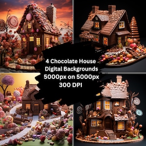 Chocolate House AI Stunning Digital Backdrops for Captivating Imagery!