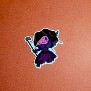 Plague Doctor Magical Girl Sticker