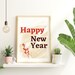 Printable Happy New Year Sign New Years Eve Decorations - Etsy