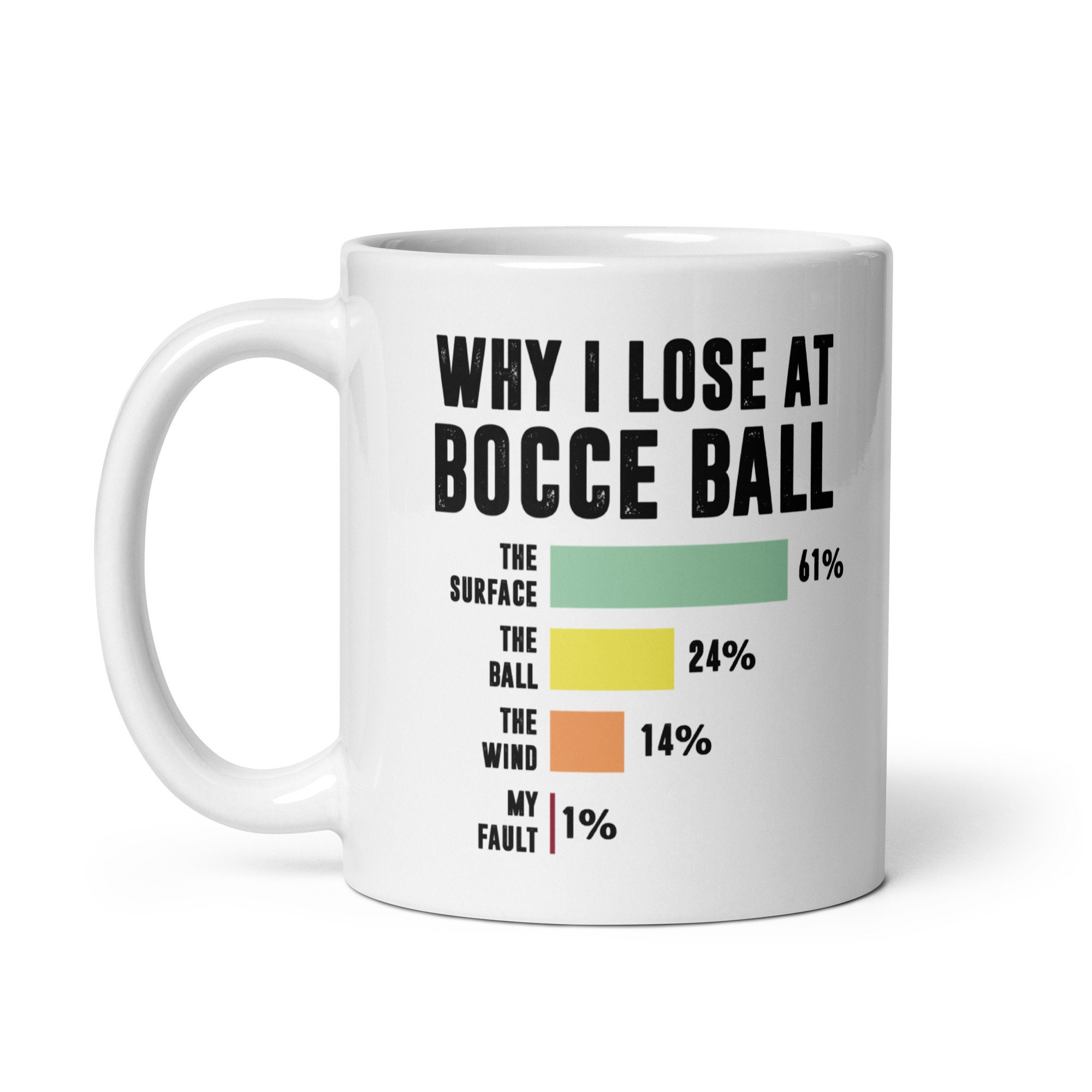 Bocce Player Mug Why I Lose Bocce Ball Gift Bocce Etsy