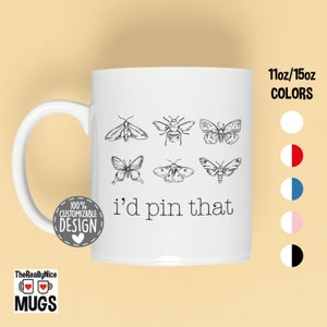 Entomology Mug | Bug Lover Mug, Insect Lover Gift, Bug Collector, Entomologist Cup, Bug Coffee Mug
