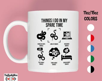 Funny Snake Lover Coffee Mug | Reptile Enthusiast Gift