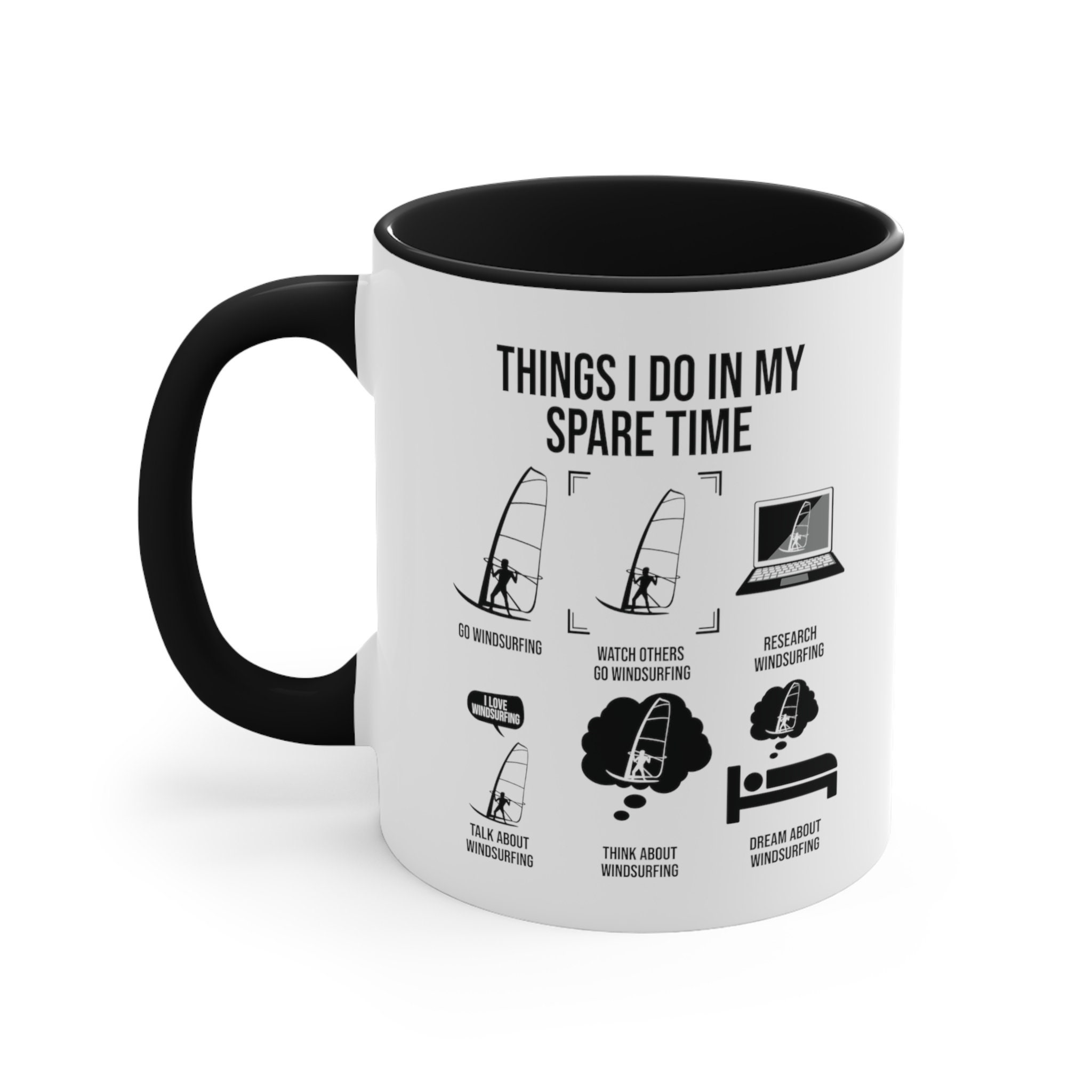 MUGSY Taza Esmaltada Kitesurf 330ml: Ligera, Robusta Y Con Estilo Retro Para Tu Aventura De Surf O Camping