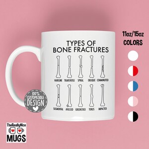 tasse de chirurgien orthopédiste | Types de fractures osseuses Mug