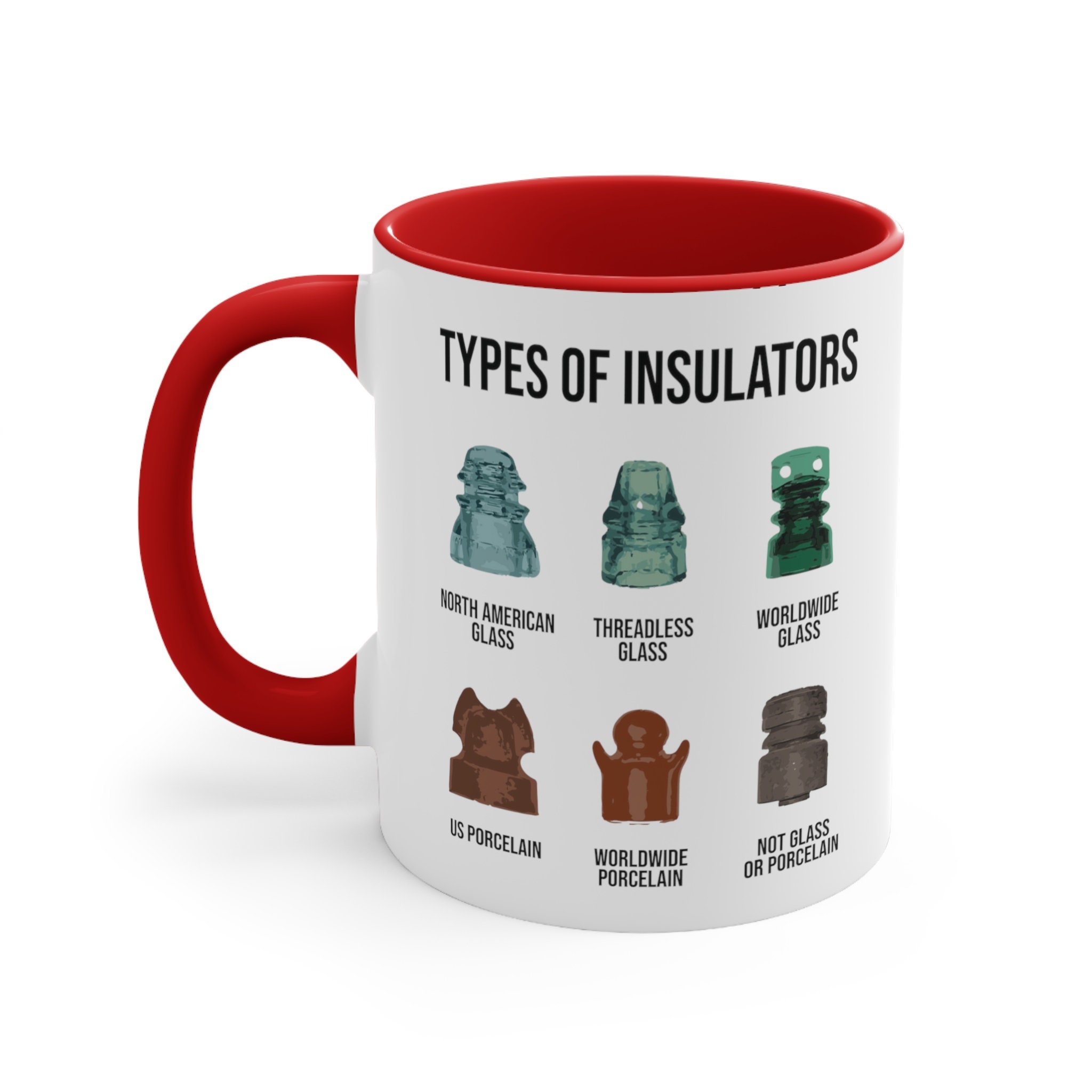 Glass Insulator Collector Mug Electrical Insulator Gift Etsy