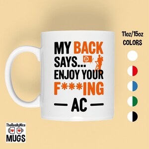 HVAC Mug | Heating and Cooling Pro, Tea Cup, Funny HVAC Technician Coffee Mug for Tradesmen