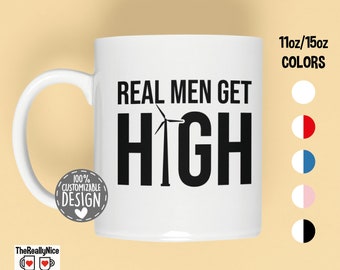 Funny Wind Turbine Mechanic Mug | Green Energy Gift, Windmill Farm