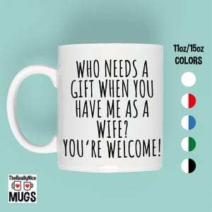 Funny Wife Husband Mug | Sarcastic Gift For Husband, Hubby Mug, Anniversary Mug, Husband Birthday Mug, Valentine Mug