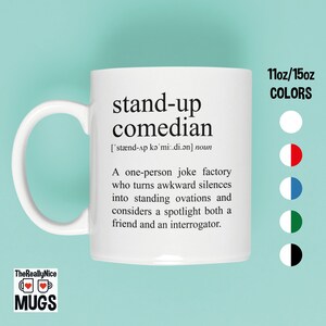 Stand Up Comedy Mug | Funny Definition Comedian, Stand Up Comedian Gift, Comedy Bar, Stand Up Comedy Gift, Stand Up Comedian Coffee Mug