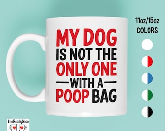 Colostomy Ileostomy Warrior Mug | Funny Dog Owner Tea Cup