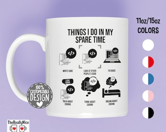 Funny Coder Coffee Mug | Programmer Gift, Computer Science
