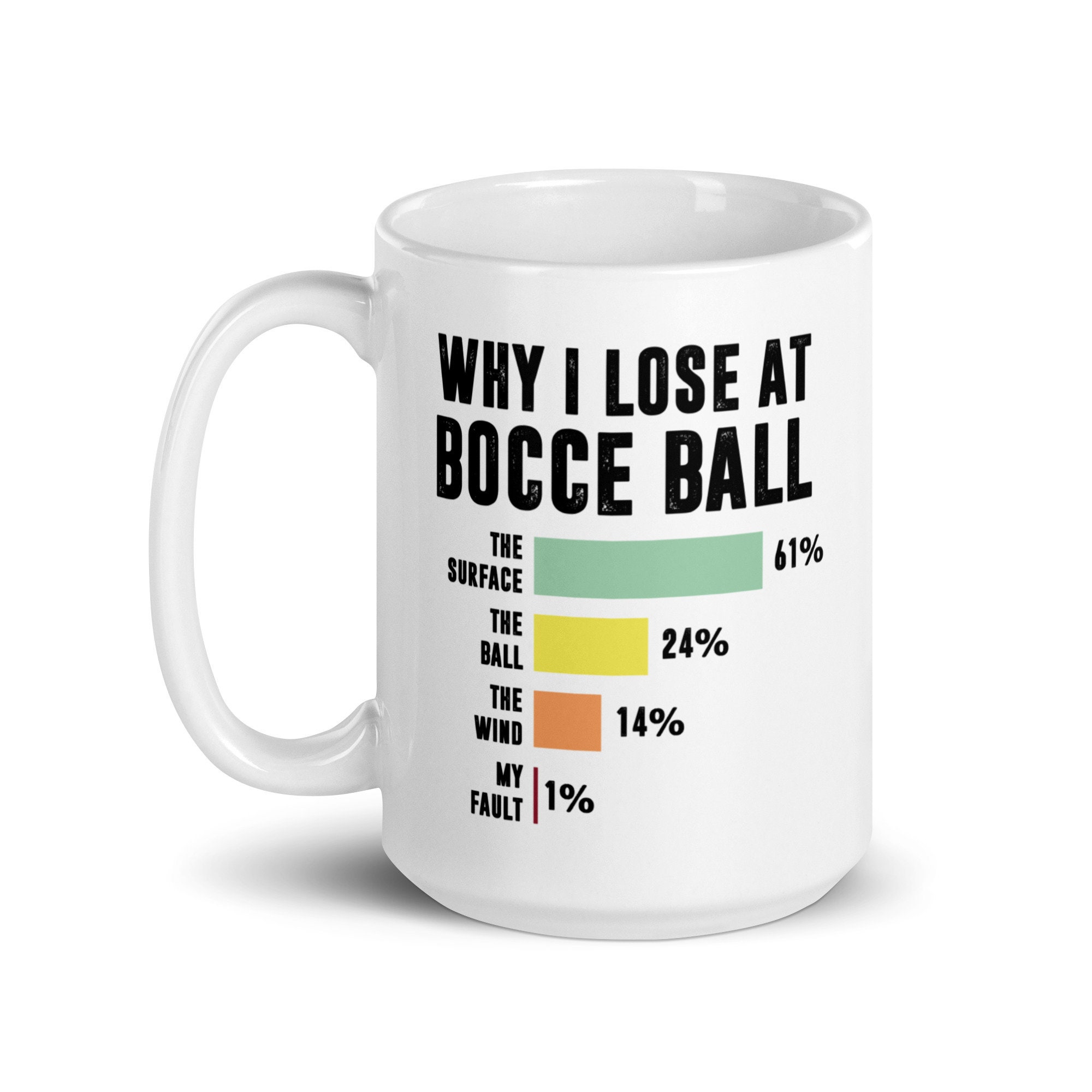 Bocce Player Mug Why I Lose Bocce Ball Gift Bocce Etsy