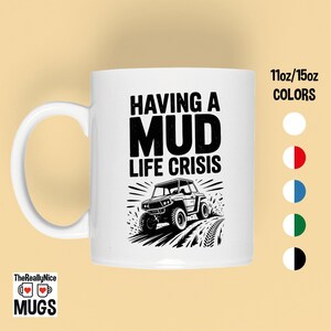 UTV Mug | SXS Cup, Mud Life Crisis, Off-Road Adventure Coffee Mug, Side by Side Driver Gift, Side By Side, Trail Riding for Outdoor Lovers