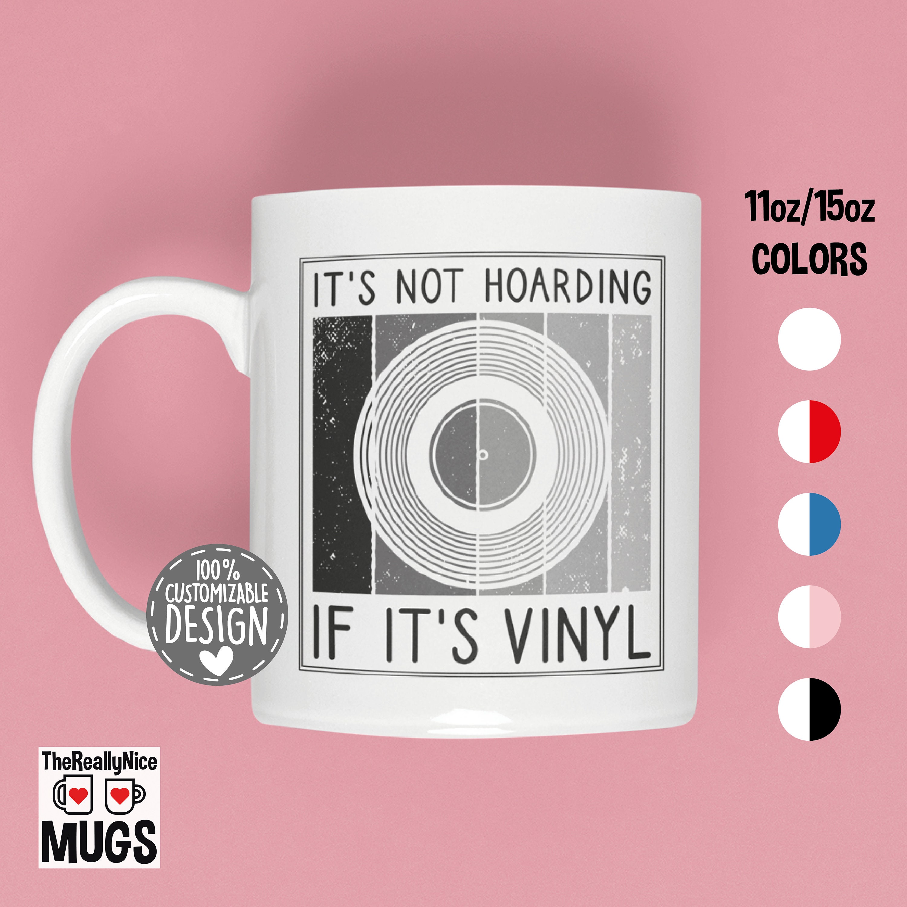 Mug vinyle 33 tours – Cool and the bag