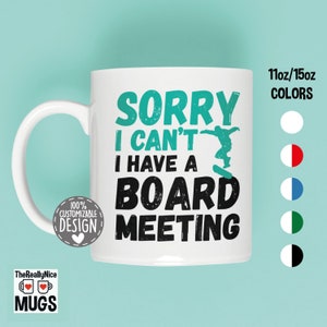 Funny Skateboard Mug | Humorous Skating Tea Cup, Witty Skateboard Coffee Mug for Skaters