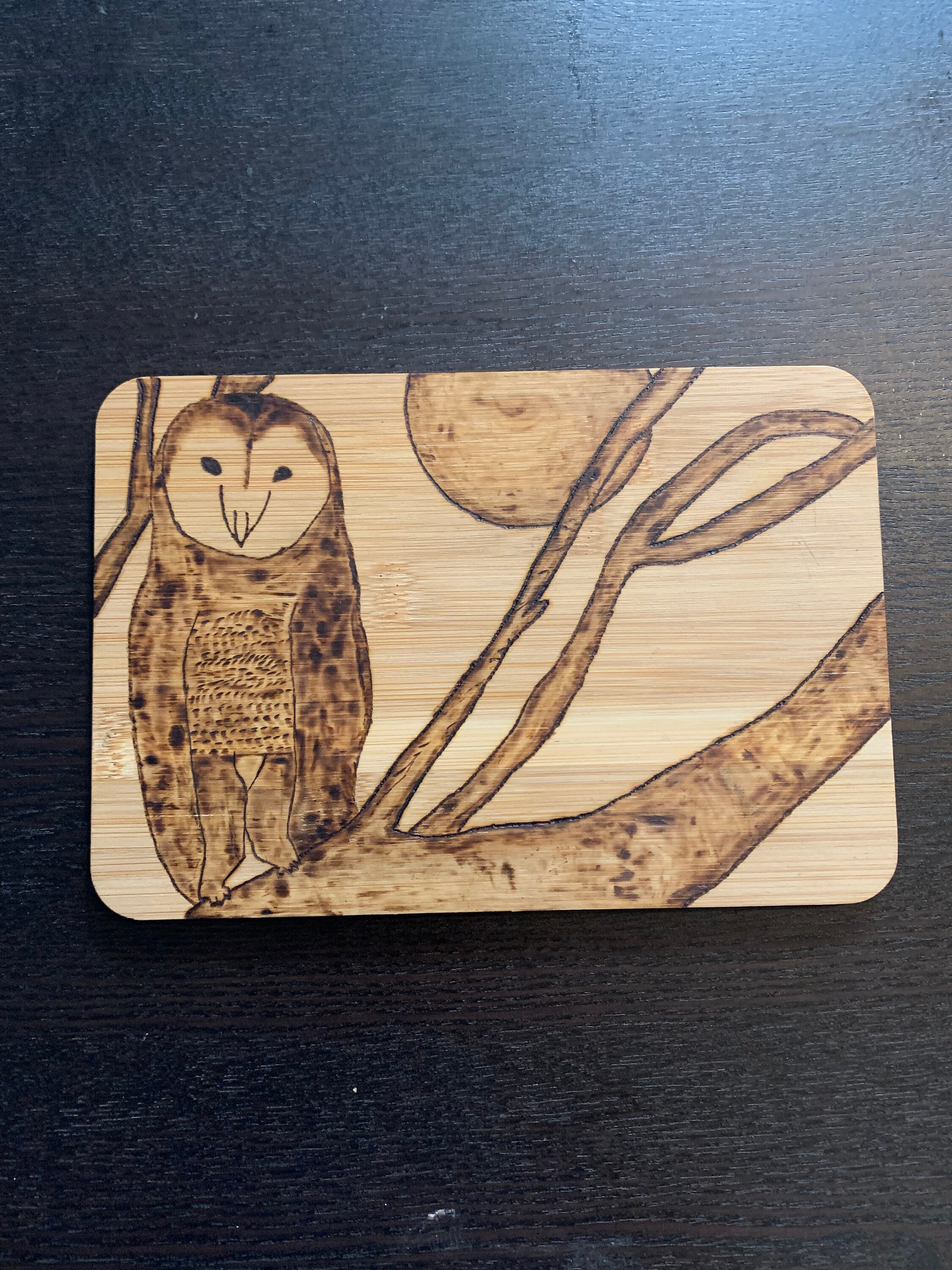 Owl Cutting Board Etsy